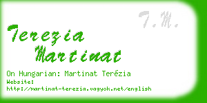 terezia martinat business card